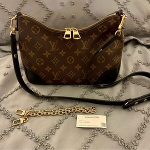 Louis Vuitton Brown and Black Crossbody Bag